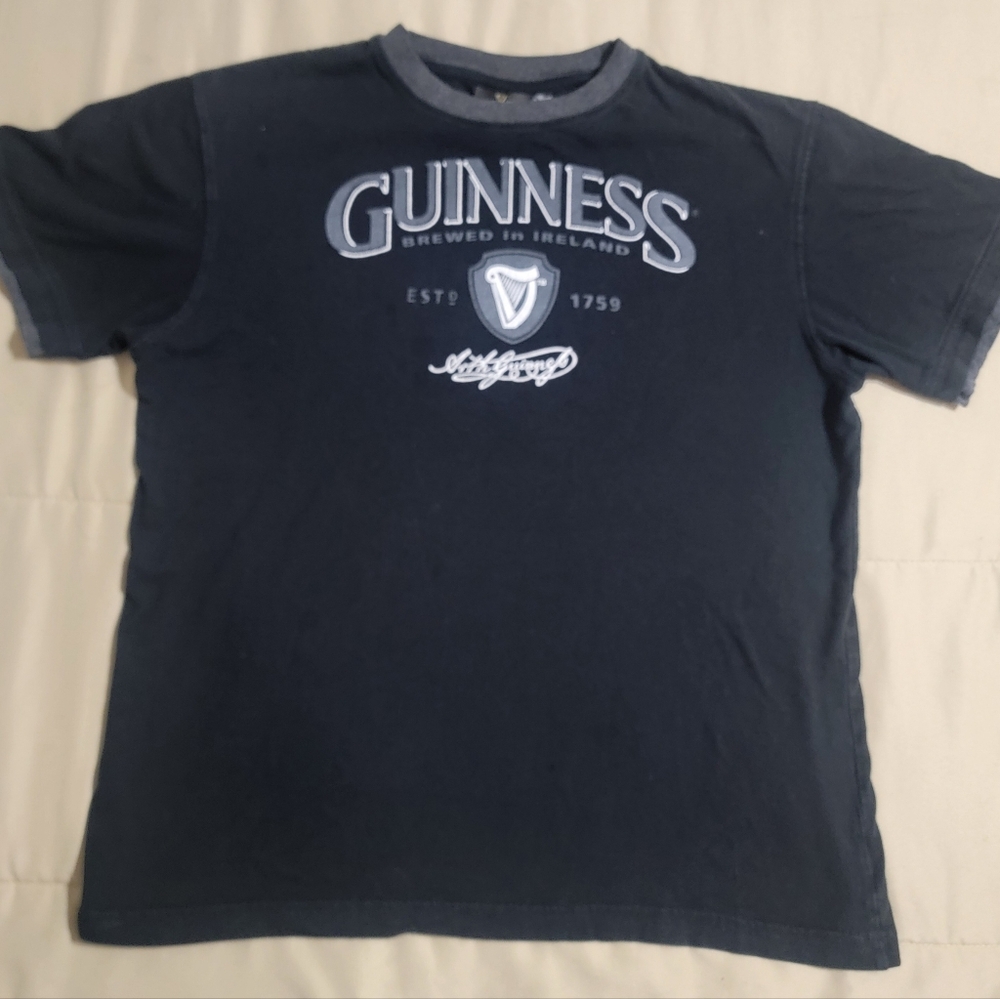 Official Guinness Merchandise Black Men's Tshirt - Size XL
